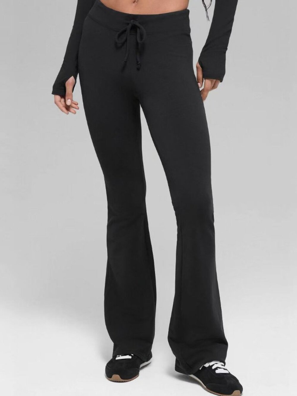 Alo Yoga😉Sway Bootcut Sweatpant Black NWT Long-Leg - Picture 6 of 6